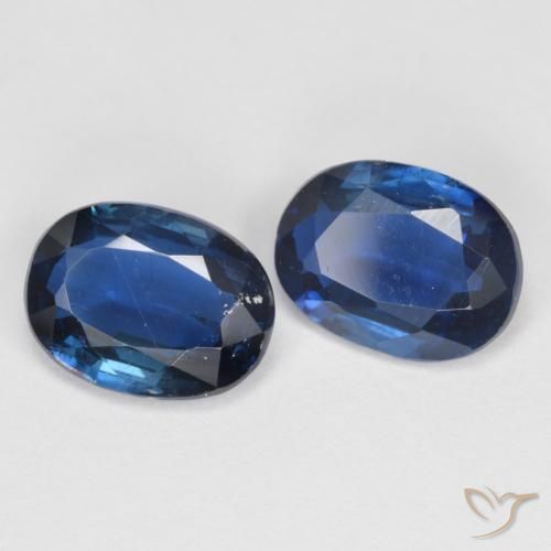 Pedras preciosas de cianita azul natural de 2,68 ct, corte oval, VS-SI
