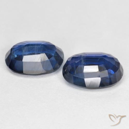 Pedras preciosas de Dianita Azul-marinho natural de 3.25 ct, oval, VS-SI