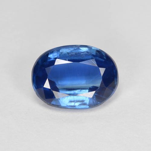 Cianita azul natural 1,52ct, corte oval, VS