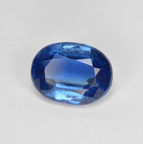 Cianita azul natural 1,52ct, corte oval, VS