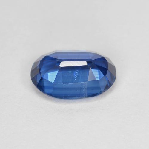 Cianita azul natural 1,52ct, corte oval, VS