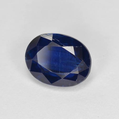 Cianita azul natural 1,75ct, corte oval, VS-SI