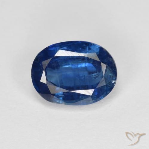 Cianita azul natural 1,73ct, corte oval, VS-SI