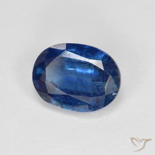 Cianita azul natural 1,73ct, corte oval, VS-SI