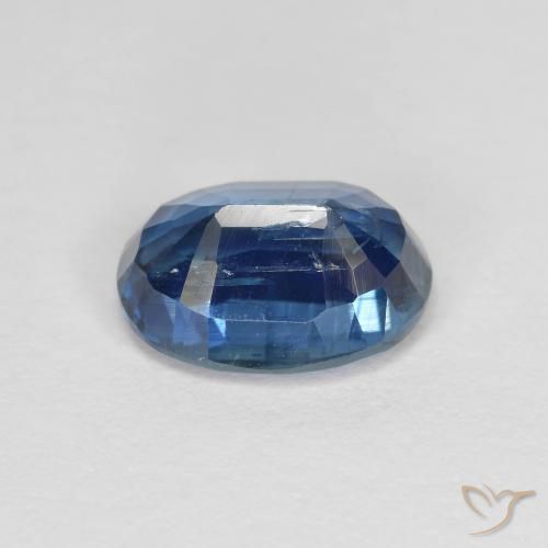 Cianita azul natural 1,73ct, corte oval, VS-SI