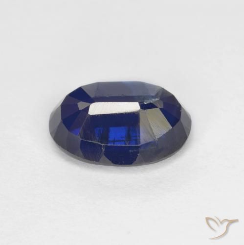 Dianita Azul profundo Natural 1.60ct, Corte Oval, VS-SI