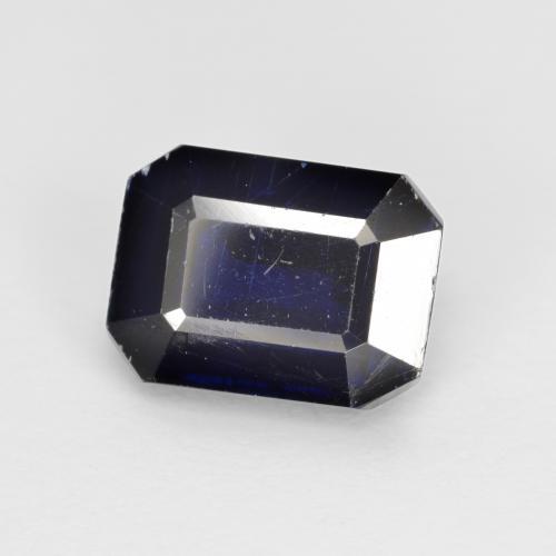 Cianita azul natural 2,08ct, corte esmeralda, VS