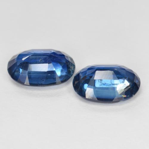 Pedras preciosas de cianita azul natural de 2,95 ct, corte oval, VS-SI