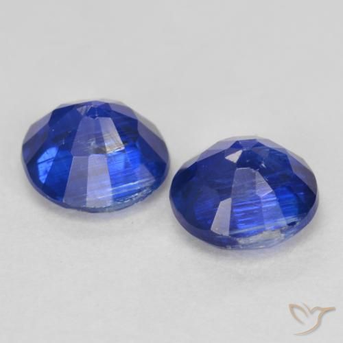 Pedras preciosas de Dianita Azul escuro natural de 1.18 ct, Redondo, SI