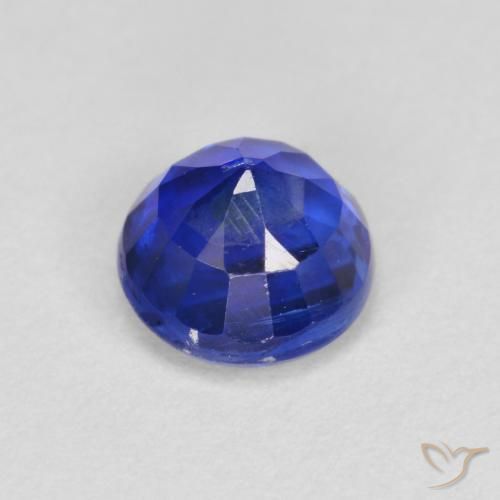 Dianita Azul-marinho Natural 0.83ct, Redondo, SI