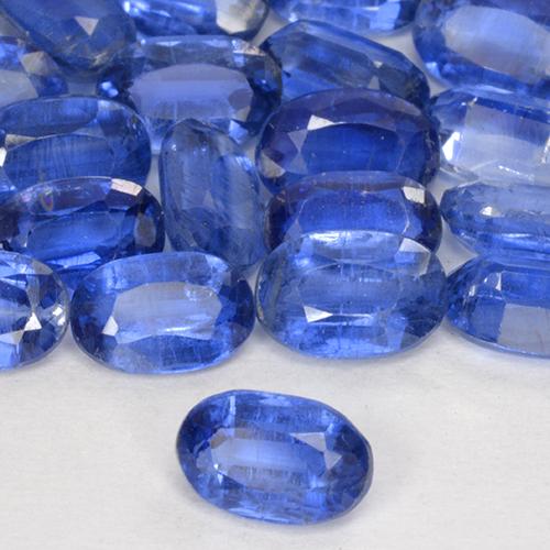 Cianita azul natural 0,69ct, corte oval, SI