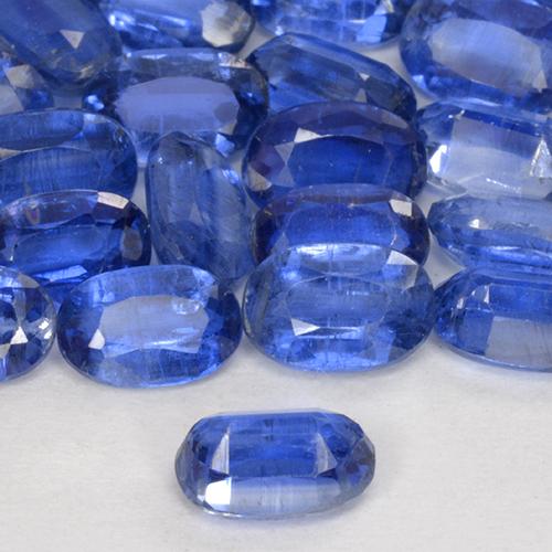 Cianita azul natural 0,69ct, corte oval, SI