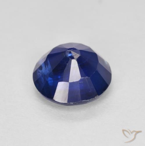 Dianita Azul profundo Natural 1.67ct, Redondo, SI