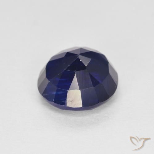 Dianita Azul profundo Natural 1.70ct, Redondo, SI