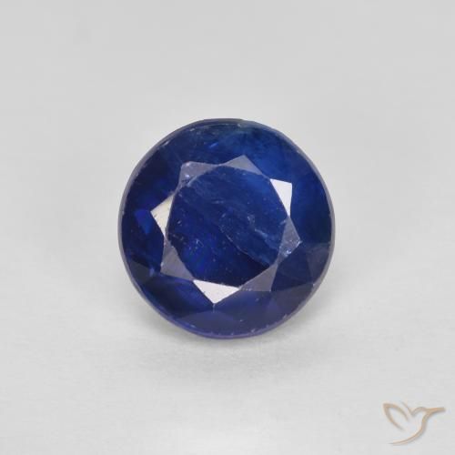Dianita Azul-marinho Natural 1.96ct, Corte Redondo, SI