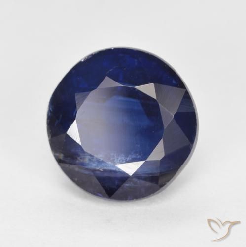 Dianita Azul Muito Profundo Natural 2.72ct, Redondo, SI
