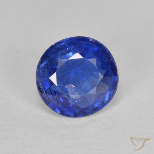 0.94ct Natural Azul profundo Dianita, Redondo, SI-I1