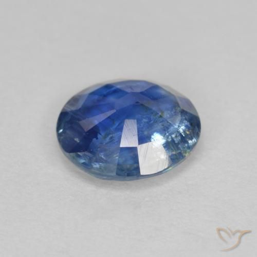 Dianita Azul escuro Natural 1.25ct, Corte Redondo, SI-I1