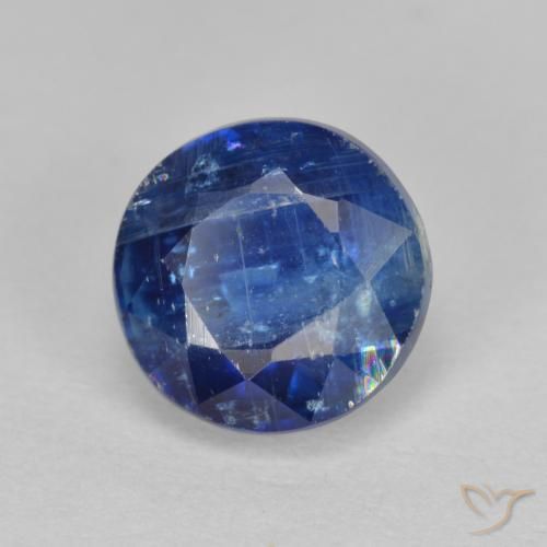 Dianita Azul escuro Natural 2.90ct, Redondo, SI