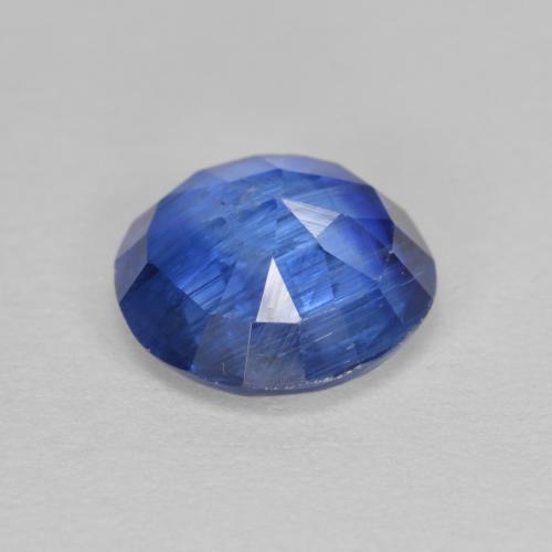 Cianita azul natural 2,88ct, corte redondo, SI