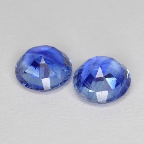 Pedras preciosas de Dianita azul intenso natural de 2.03 ct, Corte Redondo, SI