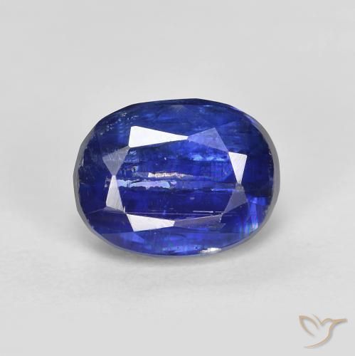 2.18ct Natural Azul marinho intenso Dianita, oval, SI