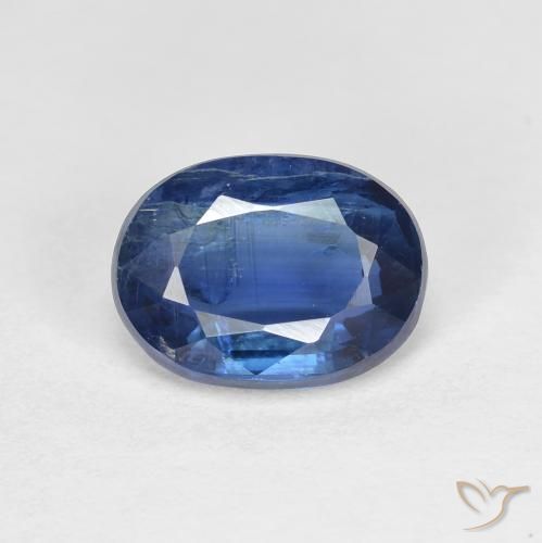 1.57ct Natural Azul profundo Dianita, oval, SI