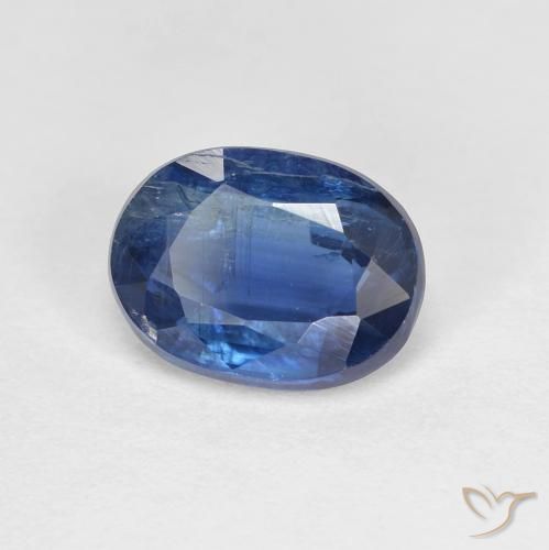 Dianita Azul profundo Natural 1.57ct, oval, SI