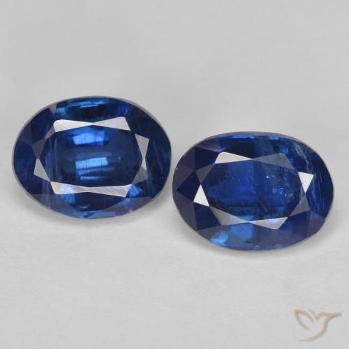 3.24ctw Natural Azul profundo Dianita, oval, SI