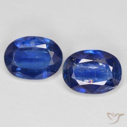 2.85ctw Natural Azul profundo Dianita, oval, SI