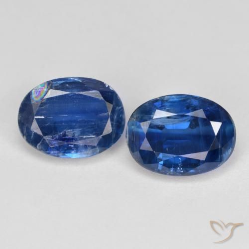 Pedras preciosas de Dianita Azul escuro natural de 3.43 ct, oval, SI