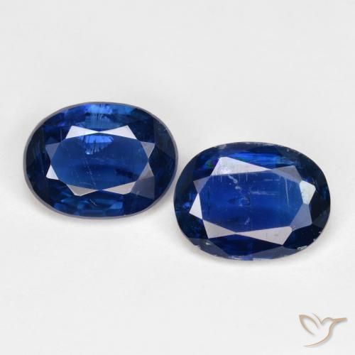 2.65ctw Natural Azul profundo Dianita, oval, SI