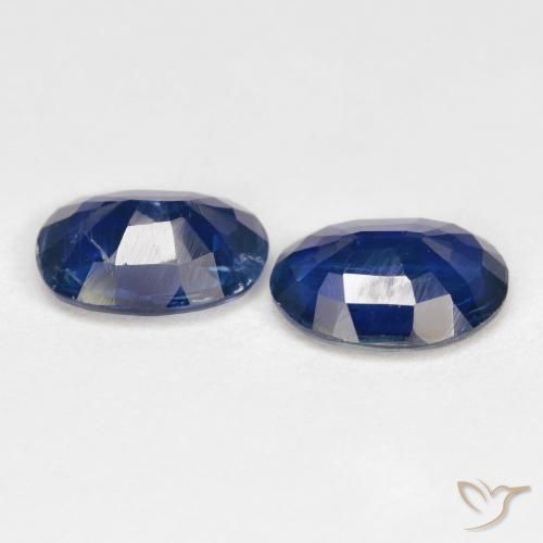 Pedras preciosas de Dianita Azul escuro natural de 2.54 ct, oval, SI