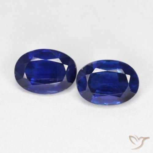 2.08ctw Natural azul real Dianita, oval, VS-SI