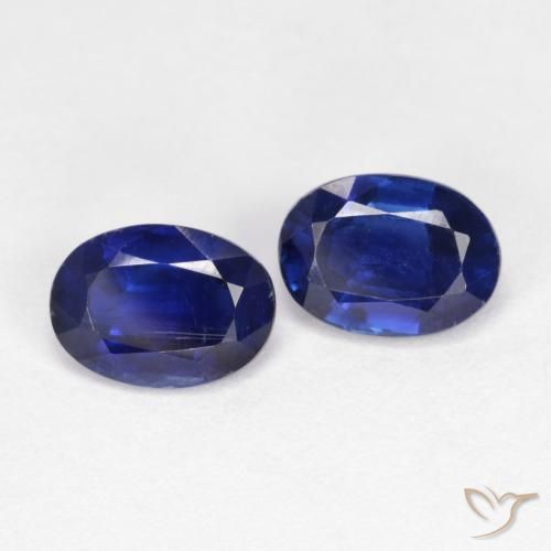 Pedras preciosas de Dianita azul real natural de 2.08 ct, oval, VS-SI