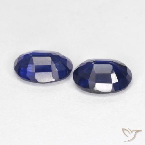 Pedras preciosas de Dianita azul real natural de 2.08 ct, oval, VS-SI