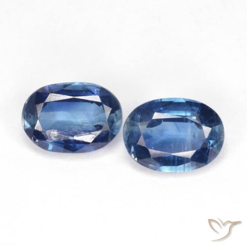 2.19ctw Natural Azul profundo Dianita, oval, VS-SI