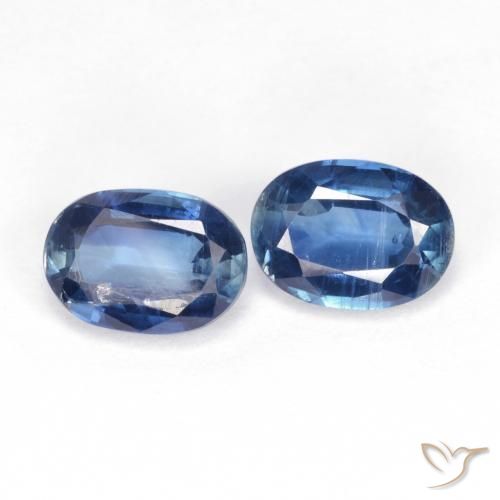 Pedras preciosas de Dianita Azul profundo natural de 2.19 ct, oval, VS-SI