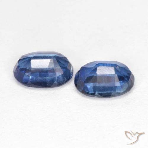 Pedras preciosas de Dianita Azul profundo natural de 2.19 ct, oval, VS-SI