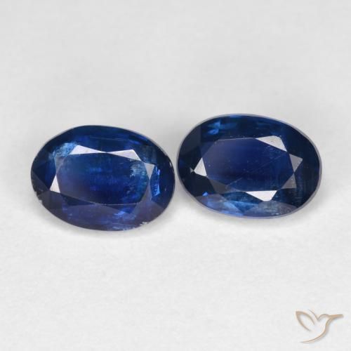 Pedras preciosas de Dianita Azul profundo natural de 2.13 ct, oval, SI