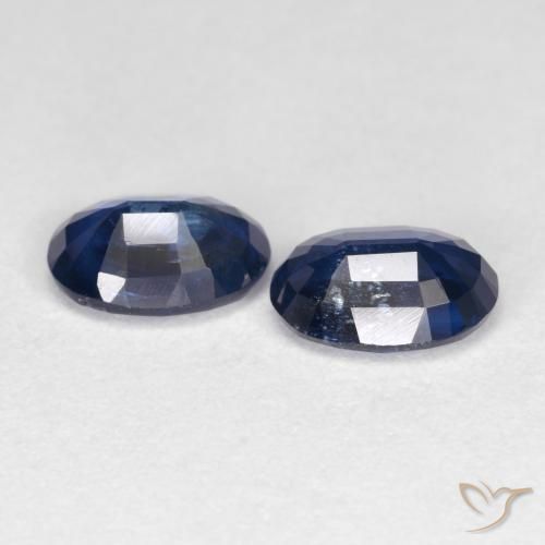 Pedras preciosas de Dianita Azul profundo natural de 2.13 ct, oval, SI