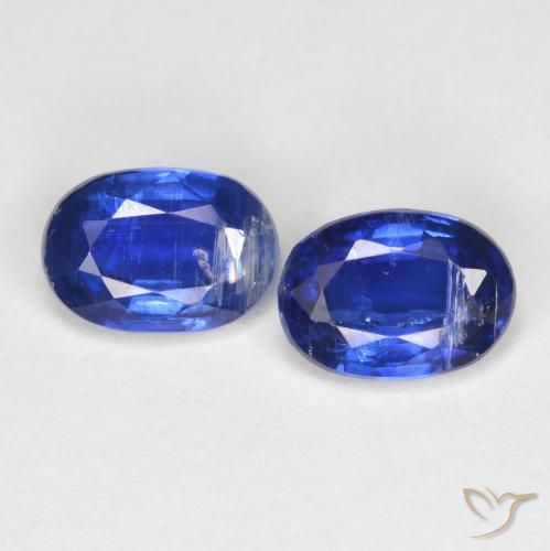 1.80ctw Natural Azul profundo Dianita, oval, SI
