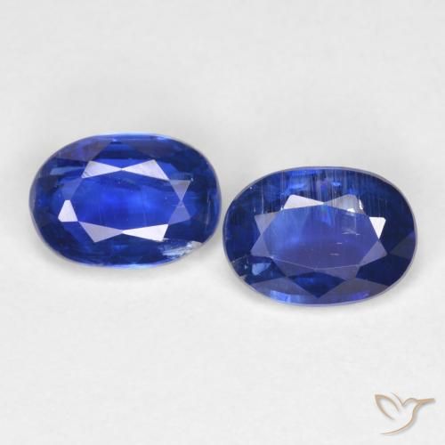 Pedras preciosas de Dianita Azul verdadeiro natural de 1.86 ct, oval, SI