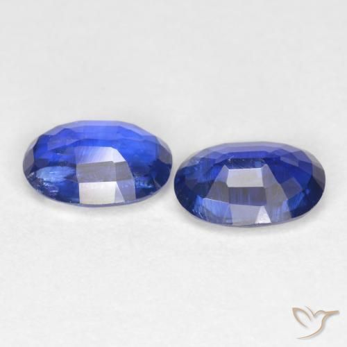 Pedras preciosas de Dianita Azul verdadeiro natural de 1.86 ct, oval, SI