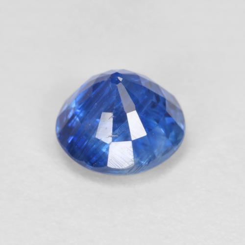 Cianita azul natural 1,22ct, corte redondo, VS-SI