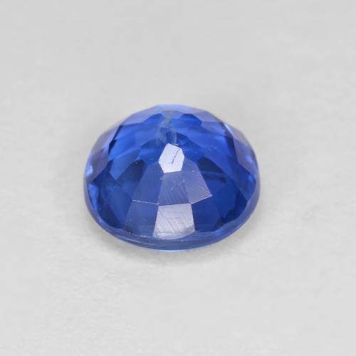 Cianita azul natural 0,99ct, corte redondo, VS
