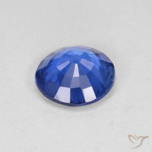 Dianita Azul-marinho Natural 0.84ct, Redondo, VS-SI
