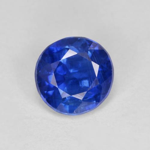 Dianita Azul escuro Natural 1.03ct, Corte Redondo, VS-SI
