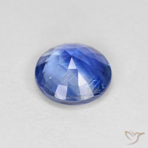 Dianita azul marinho claro Natural 0.92ct, Redondo, VS-SI