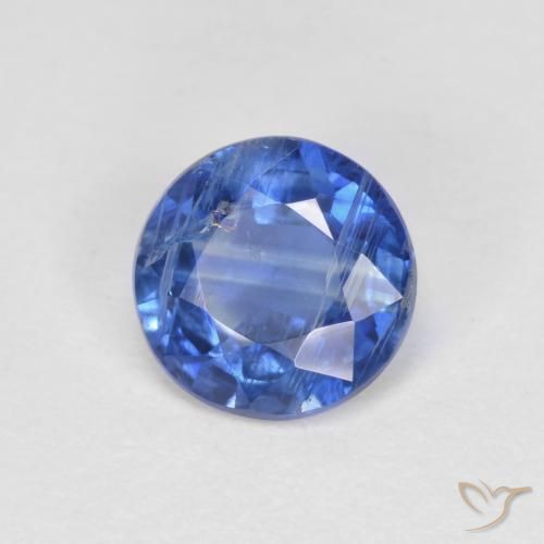 Dianita Azul escuro Natural 0.97ct, Redondo, VS-SI